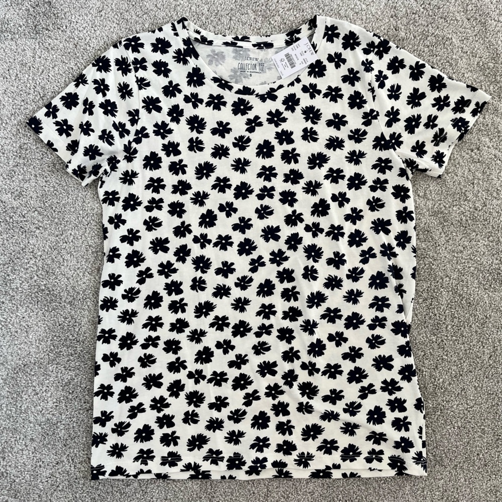 J.CREW Floral Collector Tee